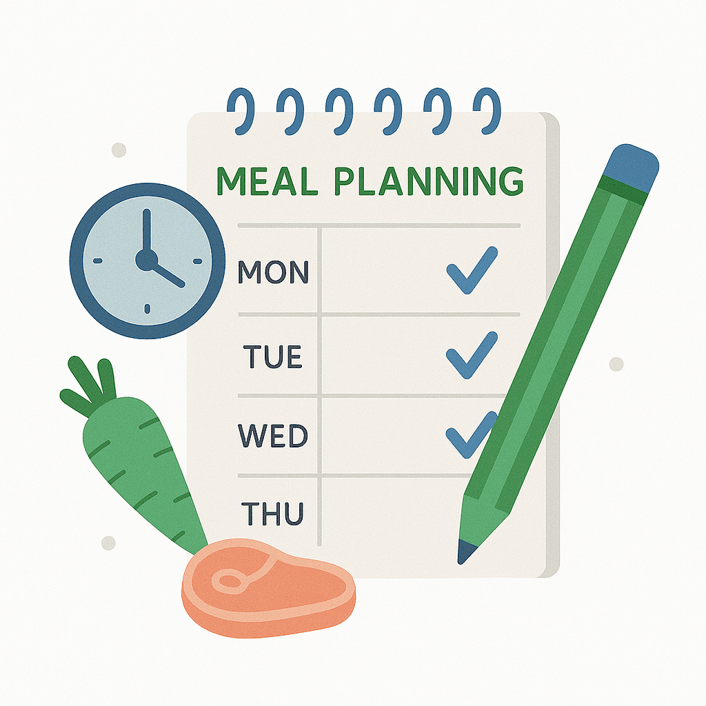 Meal planning illustration